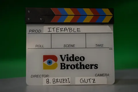 A Video Brothers slate for Iterable